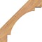 Ekena Millwork 5 1/2"W x 28"D x 28"H Merced Smooth Knee Brace, Western Red Cedar BRC06X28X28MRC00SWR - alternate 2
